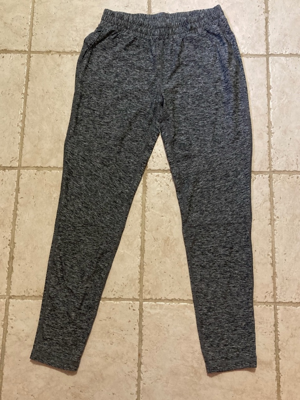 Outdoor Voices Joggers Medium Gray Heathered Stretch Comfy Lounge Pants USA Made